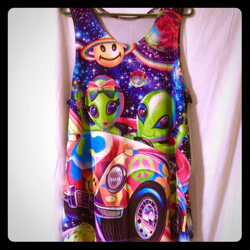 Lisa Frank silky Tank Top XL